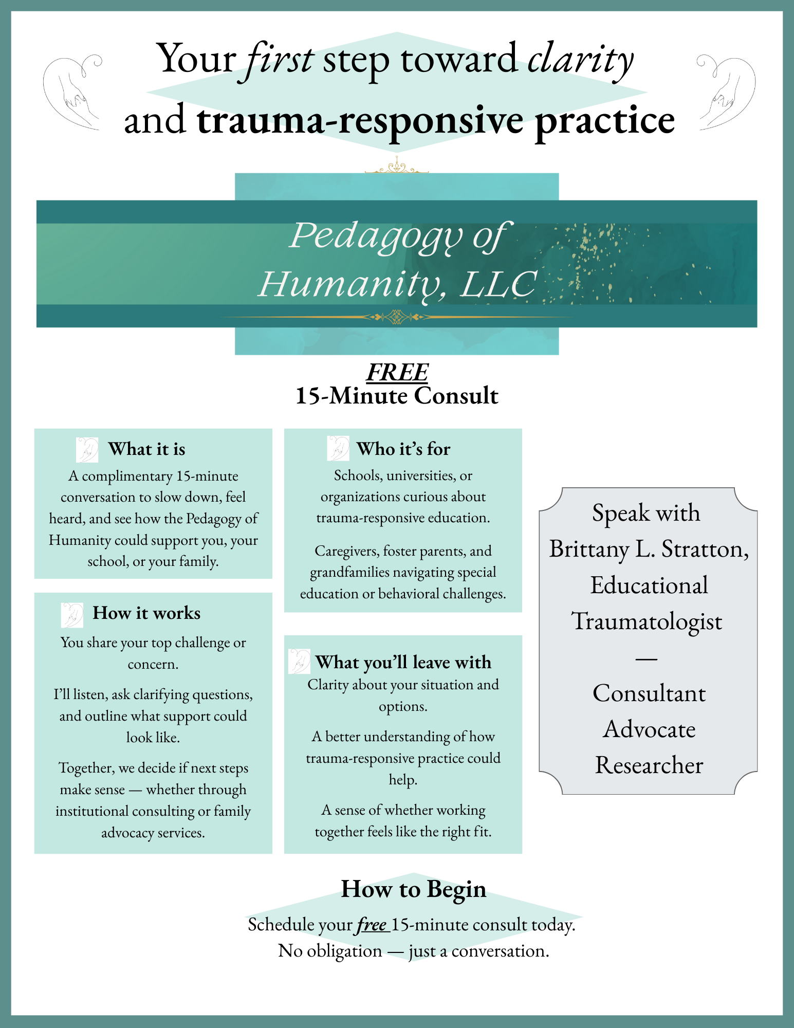 Preview of Free 15 Minute Consultation PDF