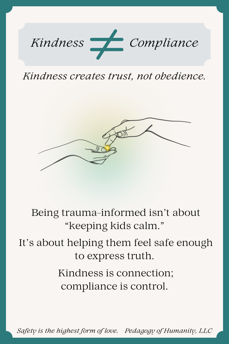 Preview of Kindness vs Compliance PDF